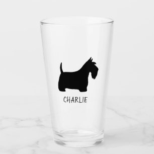 Personalizado del perro del escocés de la silueta