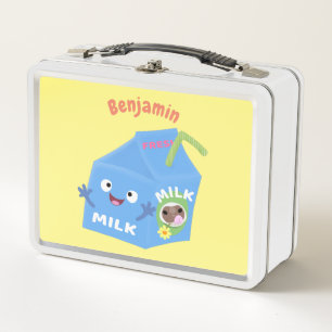 Personalizado del personaje de la caja de leche fe