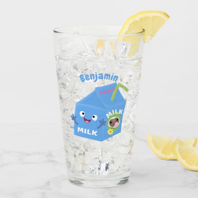 Personalizado del personaje de la caja de leche fe (Reverso (hielo))