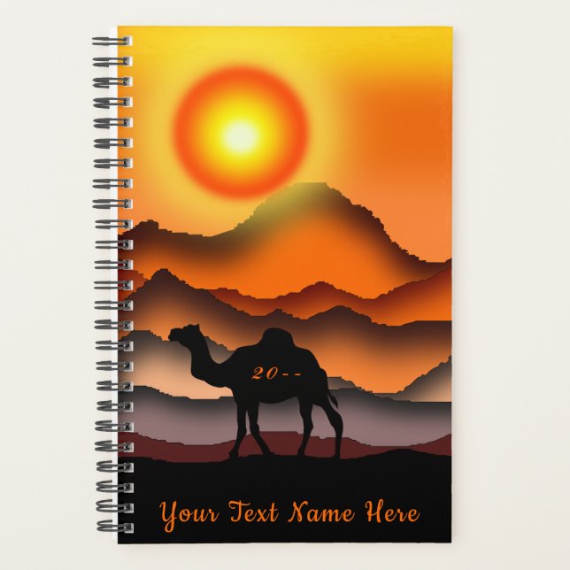Personalizado del planificador de camellos Año de  (Anverso)