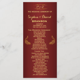 Personalizado del programa Royal Burgundy Gold Pea