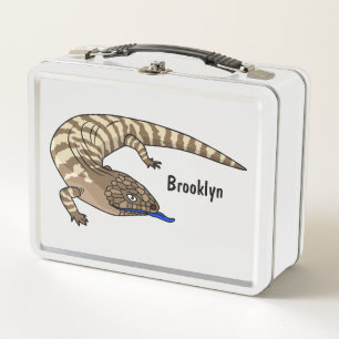 Personalizado del reptil de lagarto de lengua azul