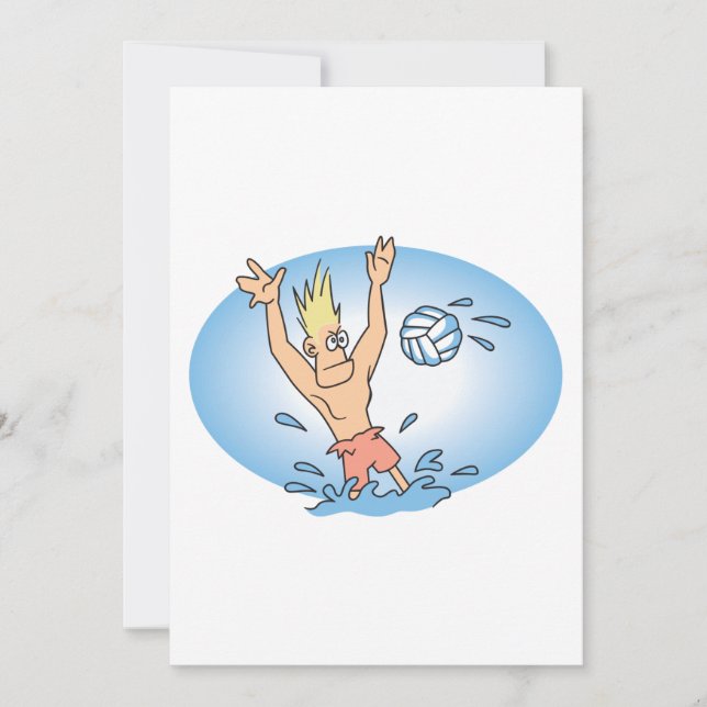 personalizado del tipo de waterpolo gracioso (Anverso)