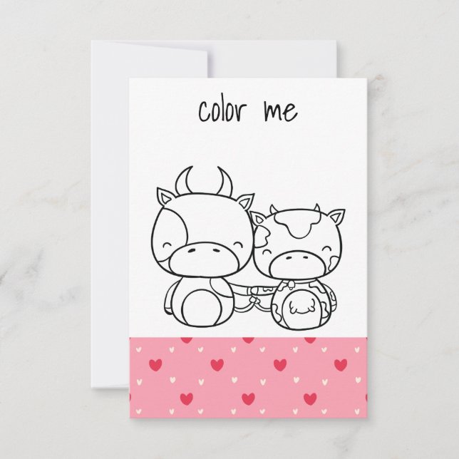 Personalizado Día de San Valentín de color (Anverso)