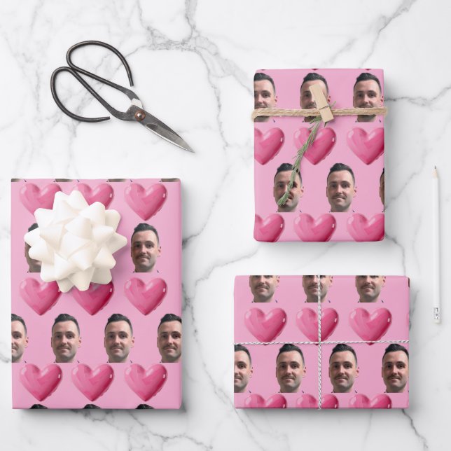 Personalizado día de San Valentín de papel de envo (Anverso)