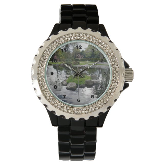Personalizado Diamante de imitación reloj femenino (Anverso)