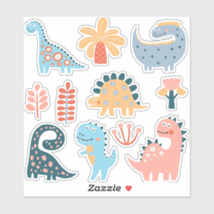 personalizado dinos pegatina