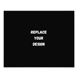 Personalizado Diseño negro Añadir foto o texto