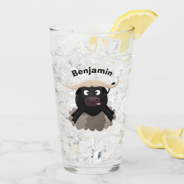 Personalizado divertida de búfalo de agua corrient (Reverso (hielo))