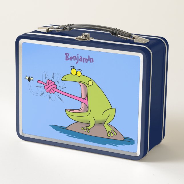 Personalizado divertida de rana y mosca (Anverso)