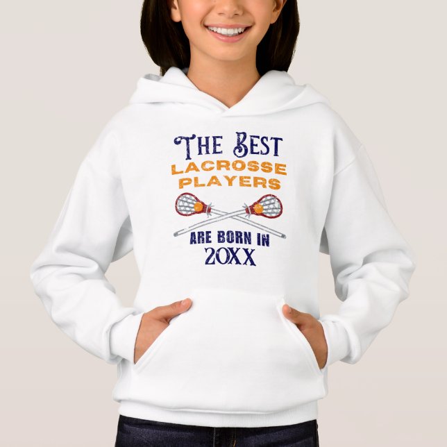 Personalizado divertida Lacrosse Año de nacimiento (Anverso)