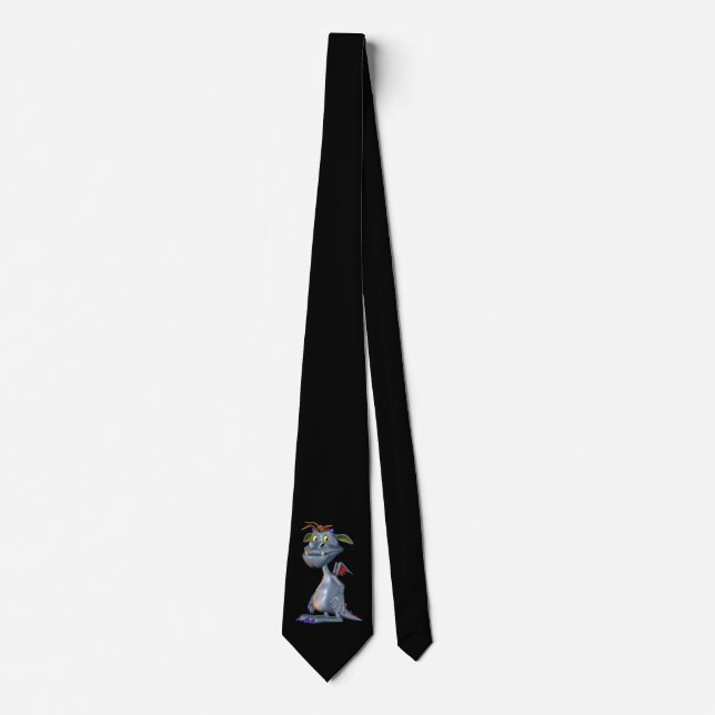 Personalizado divertido corbata de cuello de dragó (Anverso)