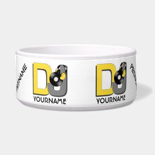 PERSONALIZADO DJ cuencos mascotas