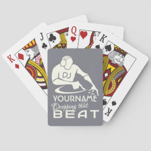 PERSONALIZADO DJ jugando cartas