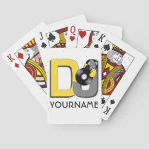 PERSONALIZADO DJ jugando cartas