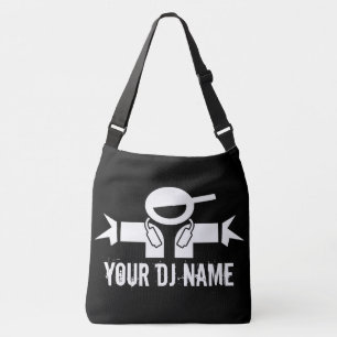 Personalizado DJ nombre bolso de cuerpo cruzado