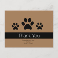 Personalizado Dog Business Gracias Notas