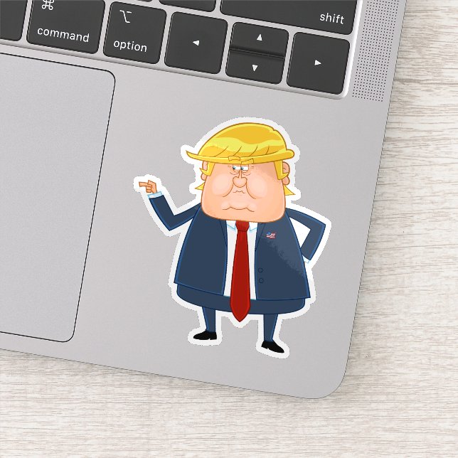 Personalizado Donald Trump Pegatina (Detalle)