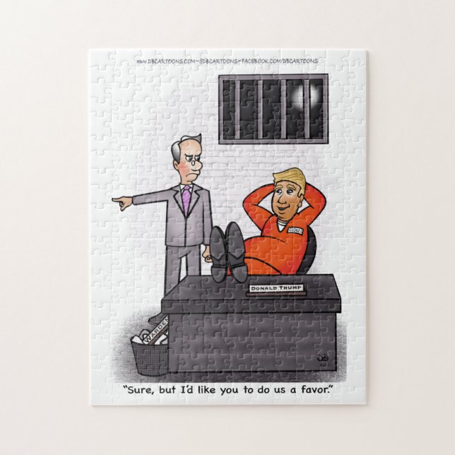 Personalizado Donald Trump rompecabezas (Vertical)