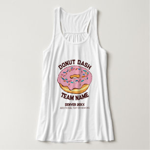 Personalizado Donut Dash Team Tank Top