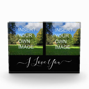 Personalizado Dos Foto Que Te Amo Script