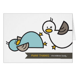 Personalizado Ducks Anuncio de Nacimiento Gemelo G