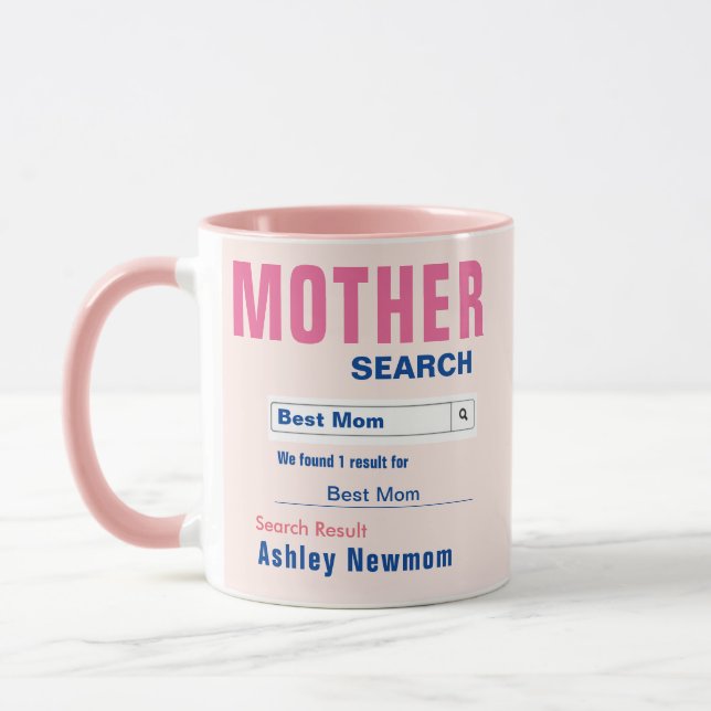 Personalizado dulce mejor taza de regalo de mamá (Izquierda)