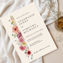 Personalizado Dusty Rosa Mauve Wedding Invitación