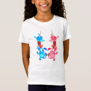 Personalizado educada bailando camiseta infantil d