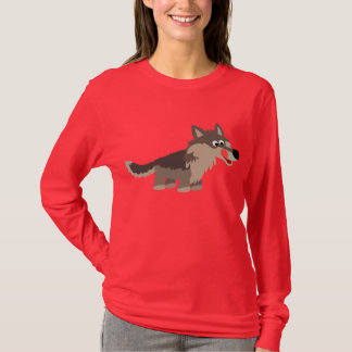 Personalizado educada: Lobo hambriento, camiseta