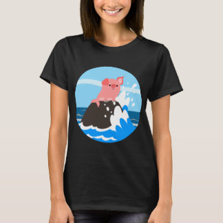Personalizado educada Merpig en una camiseta de mu