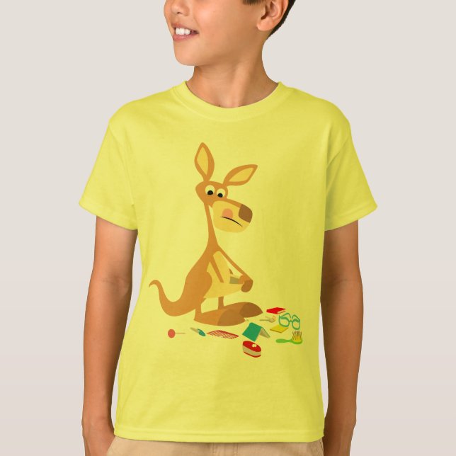 Personalizado educado rumorea camiseta canguro par (Anverso)