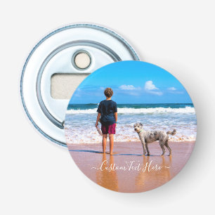 Personalizado el abridor del frasco fotográfico co