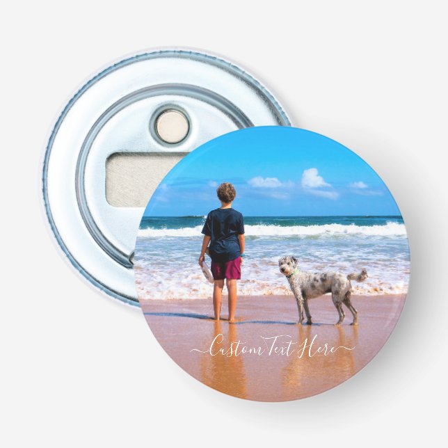 Personalizado el abridor del frasco fotográfico co (Anverso)