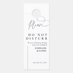 Personalizado el colgador de la puerta del boda