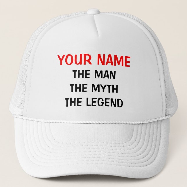 Personalizado el gorra de leyenda del mito del hom (Anverso)