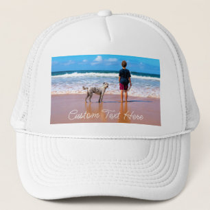 Personalizado el sombrero de camionero Mascota con