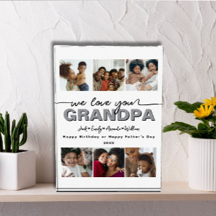 Personalizado Elegant Te amamos el collage de foto