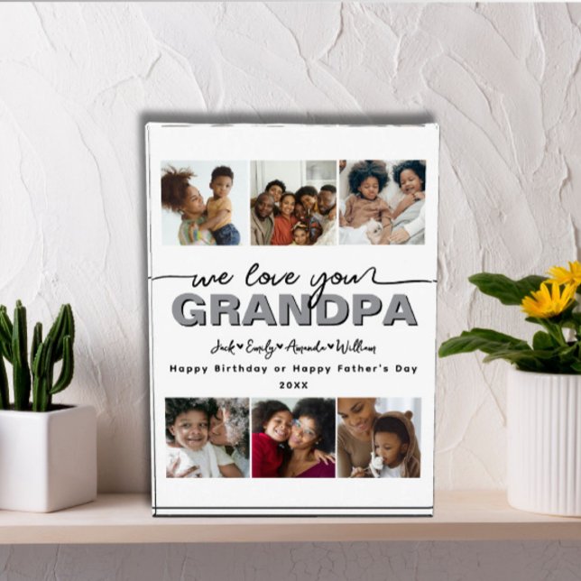 Personalizado Elegant Te amamos el collage de foto (Subido por el creador)