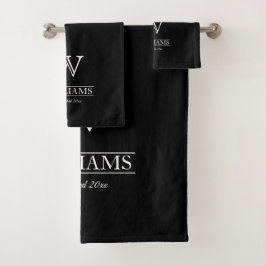 Personalizado Elegante Classic Monograma Nombre de