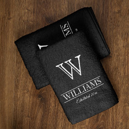 Personalizado Elegante Classic Monograma Nombre de