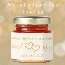 Personalizado Elegante Corazón Moderno Fiesta 50 A
