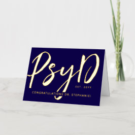 Personalizado Elegante Médico PsyD de Psicología m