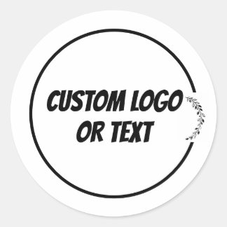 Personalizado Elegante Pegatina Floral