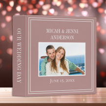 Personalizado elegante Rosa oro Rubor Boda de foto