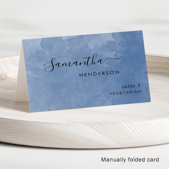 Personalizado elegante tarjeta de color azul turbi (Subido por el creador)