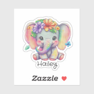 Personalizado Elephant Pegatina