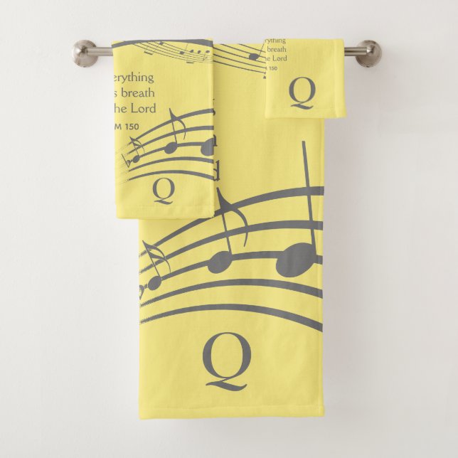 Personalizado ELOGIA A LORD Music Notes Yellow (In situ)