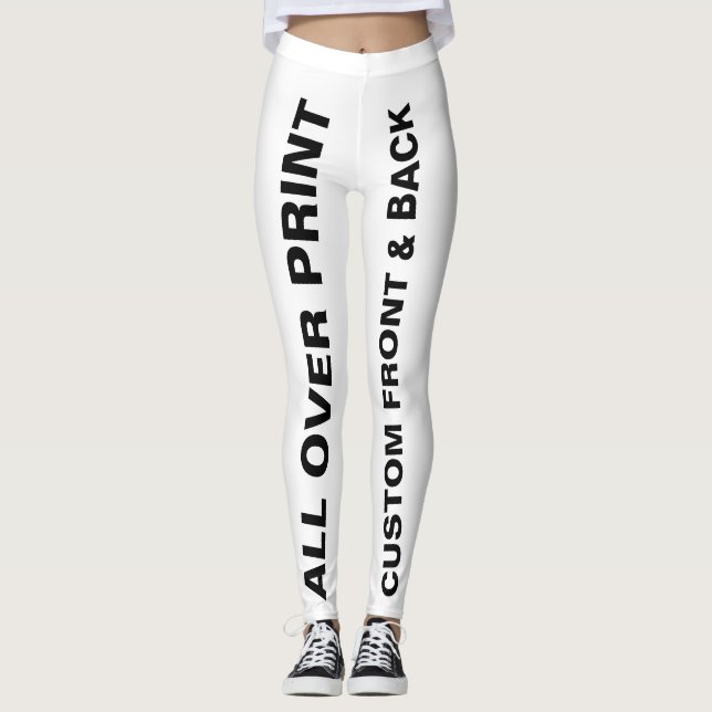 Personalizado en todas las leggings de mujeres (Anverso)