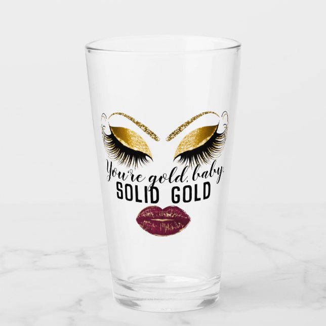Personalizado, eres una chica de oro que hace maqu (Anverso)